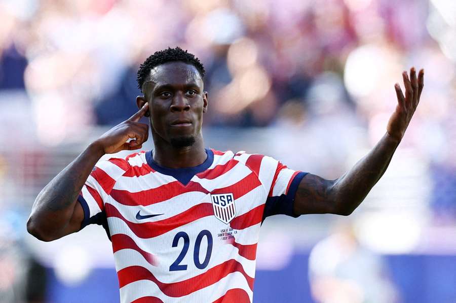 United States striker Folarin Balogun United States striker Folarin Balogun