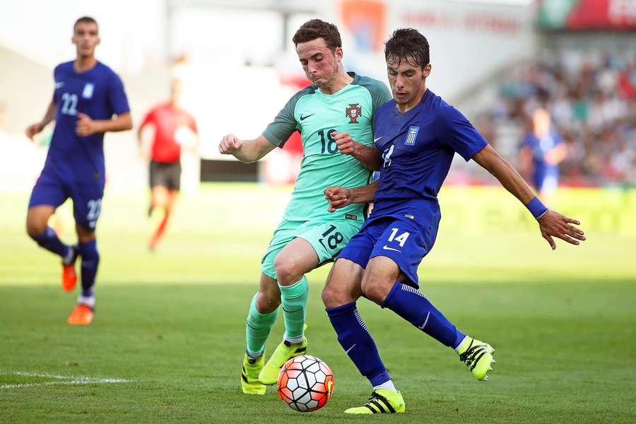 Jota in action during the UEFA Euro 2017 U21 Championship qualifying rounds