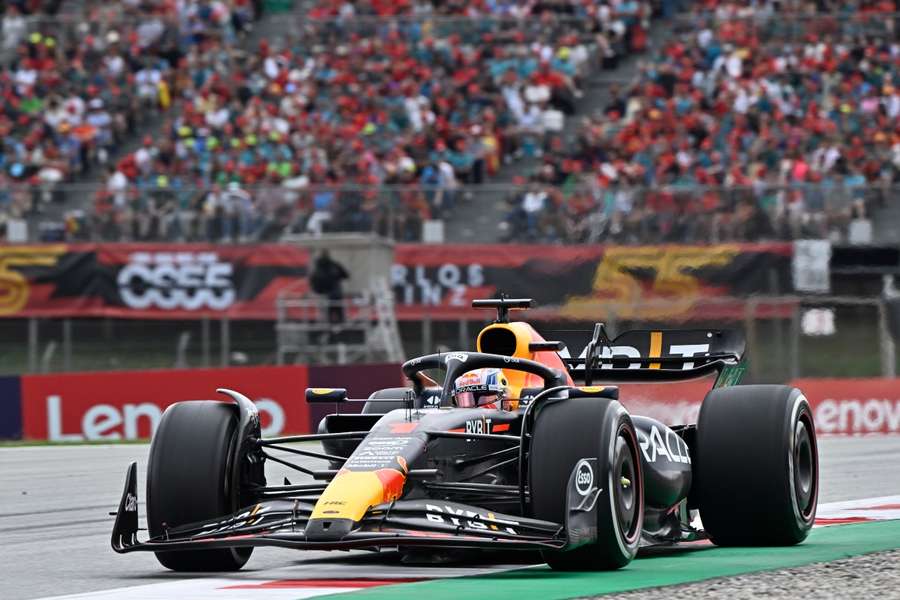 Max Verstappen no Grande Prémio de Barcelona 