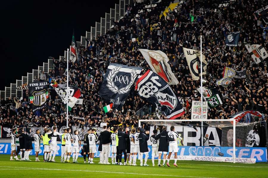 L'Ascoli non sembra intenzionato a fermarsi
