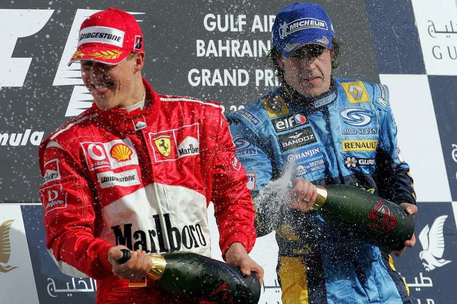 Fernando Alonso lobt Michael Schumacher in höchsten Tönen: ''Er hatte nie schlechte Tage.''