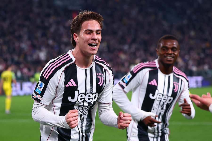 Kenan Yildiz celebrates his goal Kenan Yildiz celebrates his goal