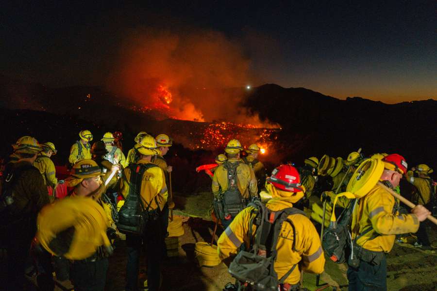 Firefighters have been tackling the wildfires for days in Los Angeles