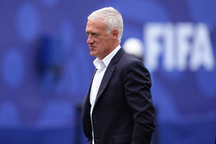 Didier Deschamps on the touchline