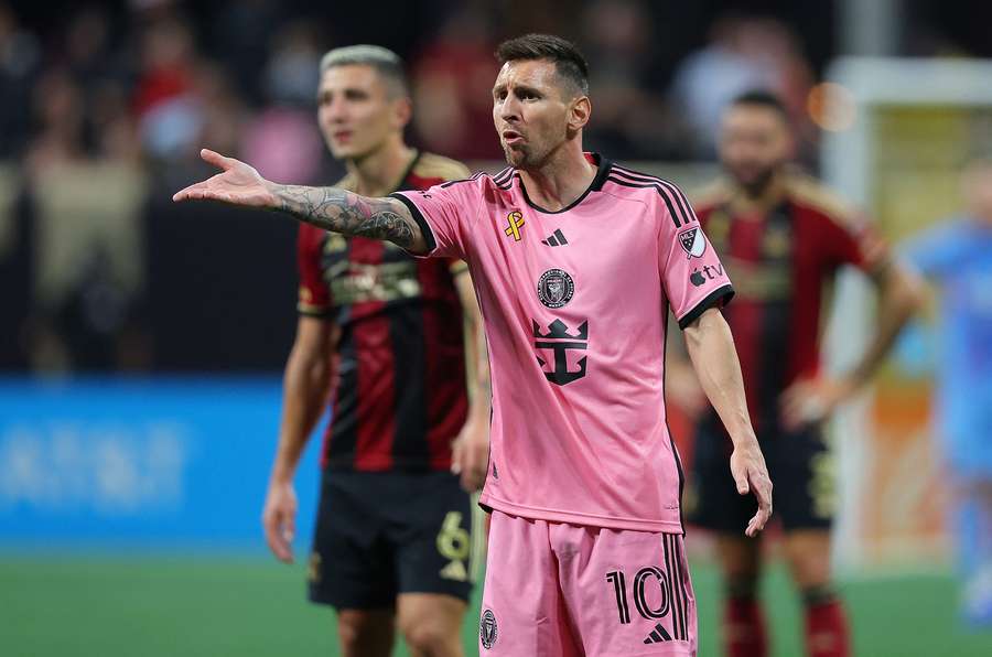 Lionel Messi atuou no segundo tempo da partida em Atlanta