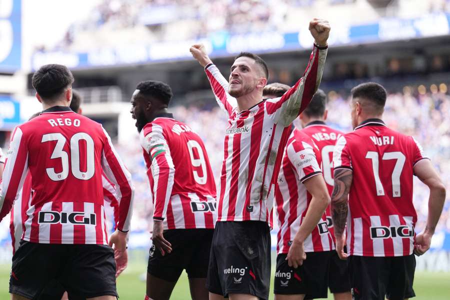 Sancet se raduje z vítězného gólu.