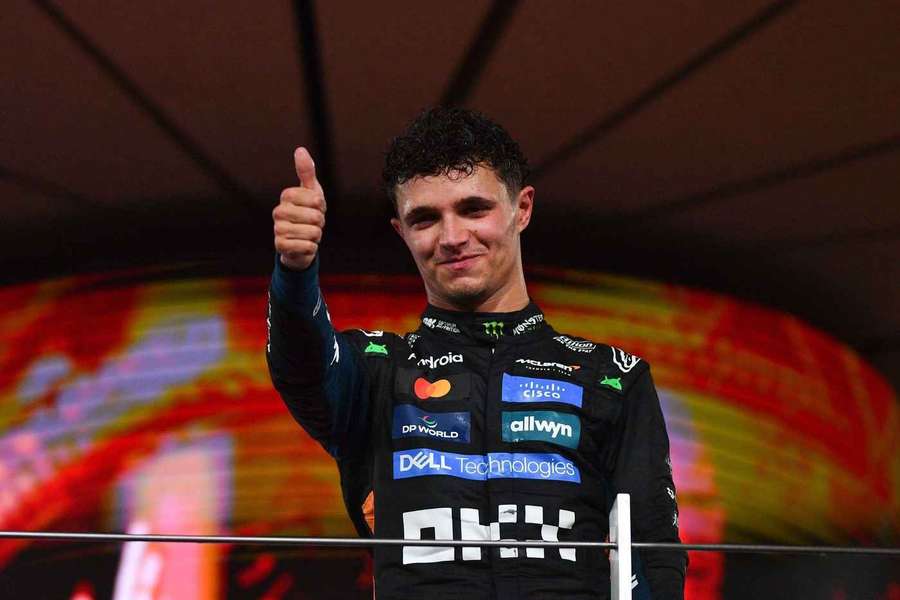 Lando Norris é o atual campeão mundial de Fórmula 1