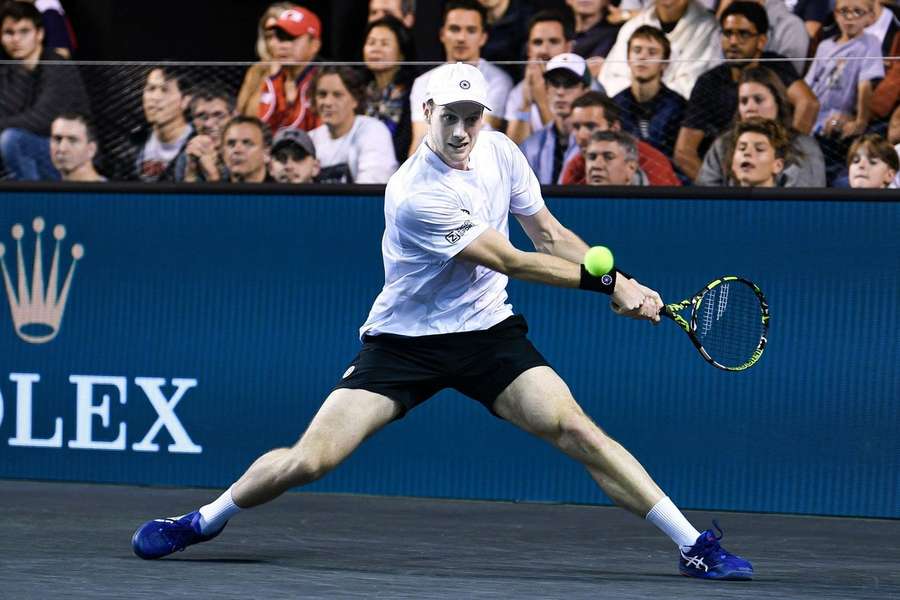 Botic van de Zandschulp in Parijs op de Rolex Paris Masters