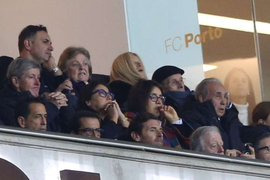 Pedro Proença na tribuna do Dragão