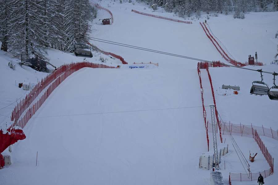 La piste ce dimanche. La piste ce dimanche.
