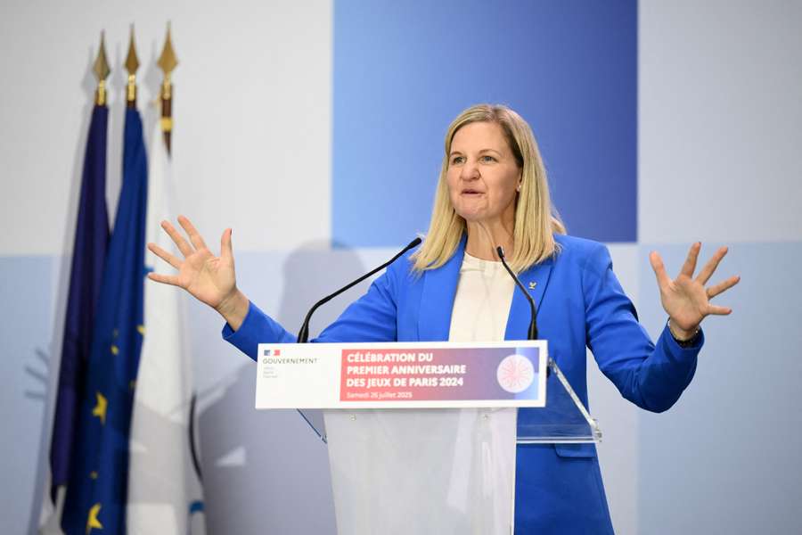 Kirsty Coventry recently marked the first anniversary of the Paris 2024 Olympic Games at an event in Paris