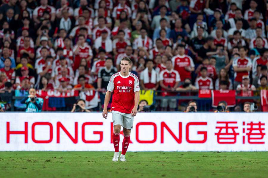Gyokeres in pre-season action for new side Arsenal