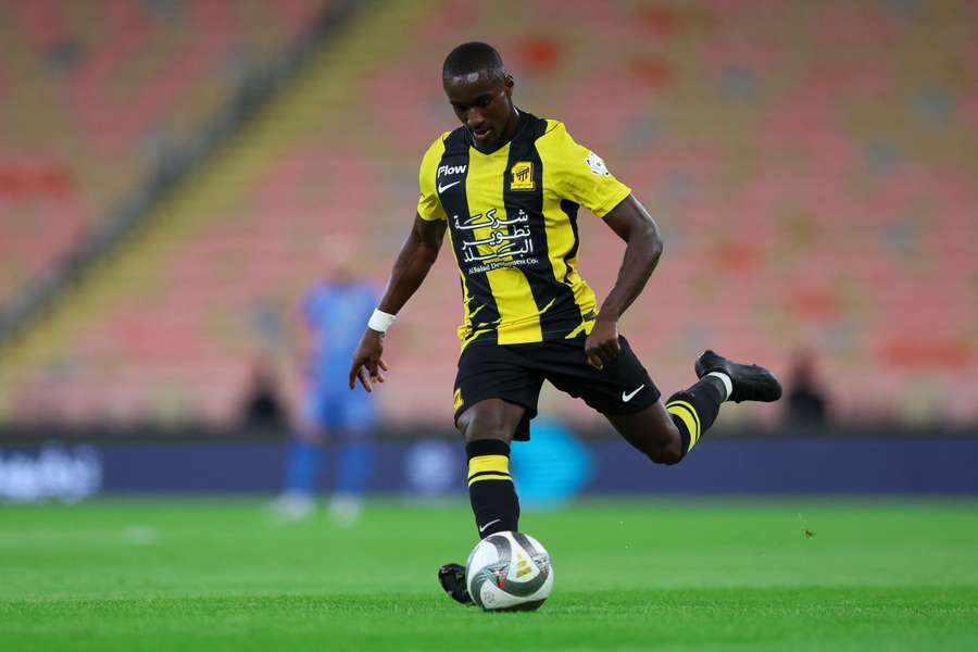 Moussa Diaby in action for Al Ittihad