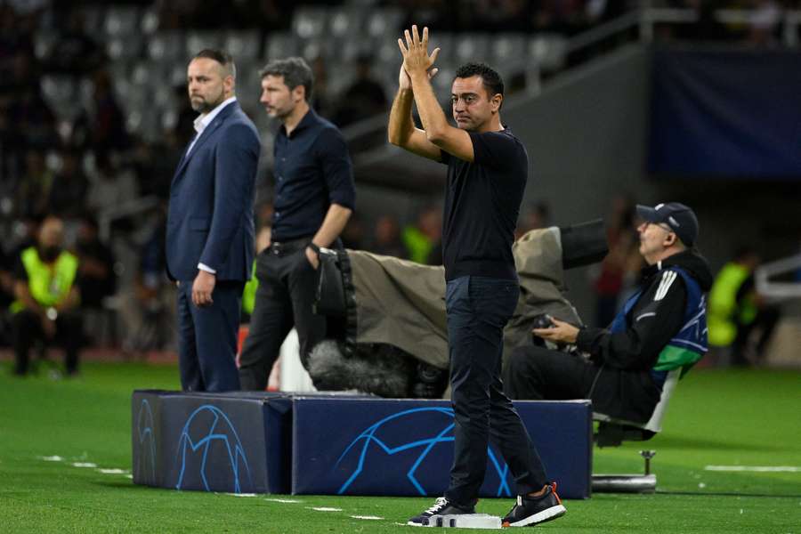 Xavi cette semaine face à Antwerp.