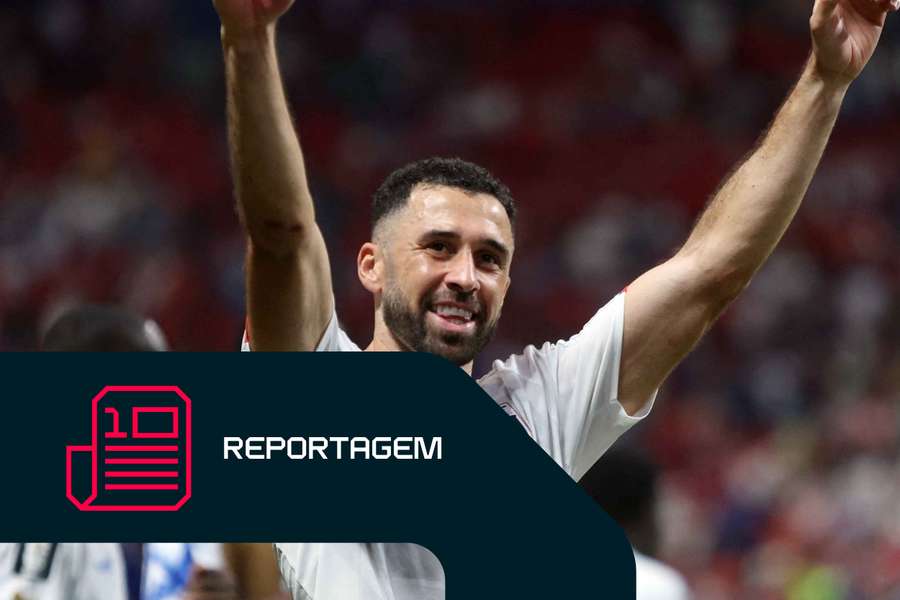 Roberto 'Pico' Lopes celebra após o empate de Cabo Verde com a Espanha no Mundial-2026 Roberto 'Pico' Lopes celebra após o empate de Cabo Verde com a Espanha no Mundial-2026