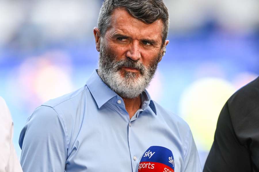 Roy Keane was reporting on Arsenal v Manchester United for Sky Sports