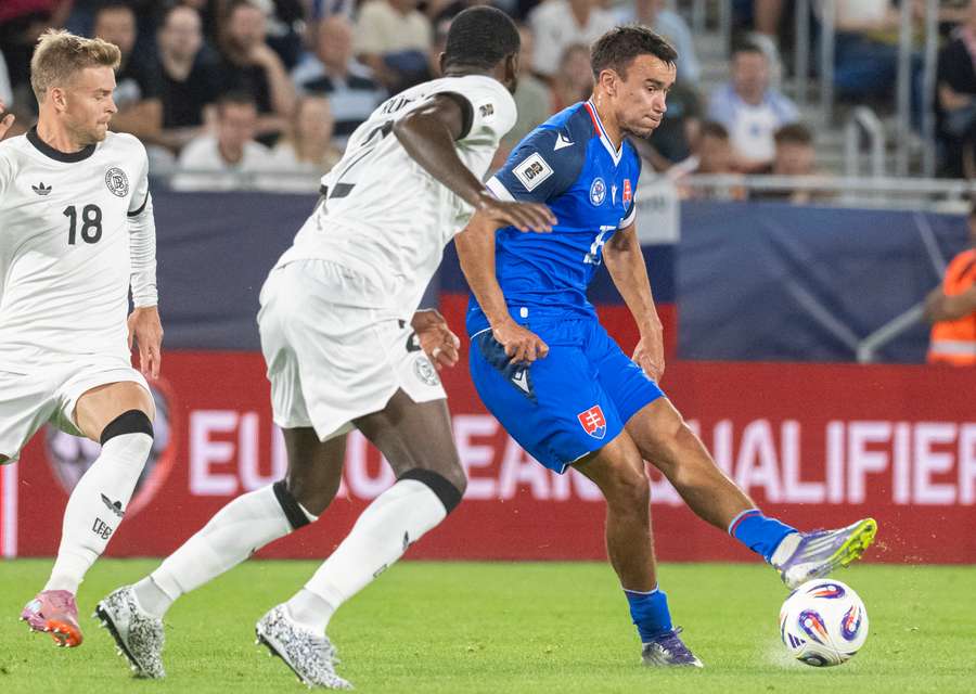 Strelec v septembrovom zápase proti Nemecku. Strelec v septembrovom zápase proti Nemecku.