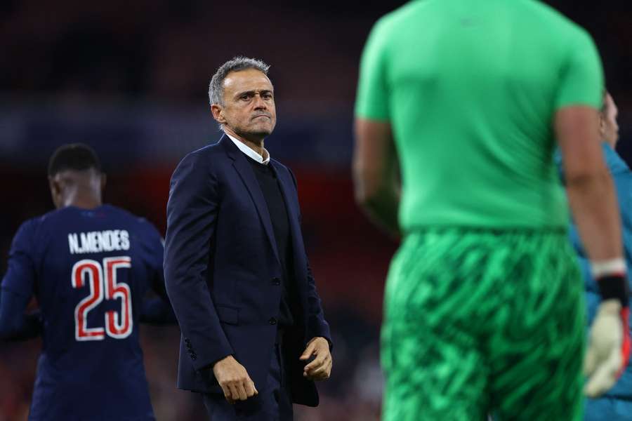 Luis Enrique, treinador do PSG