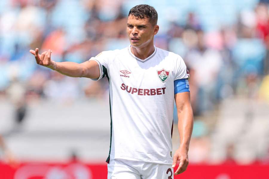 Thiago Silva durante el partido contra el Inter.