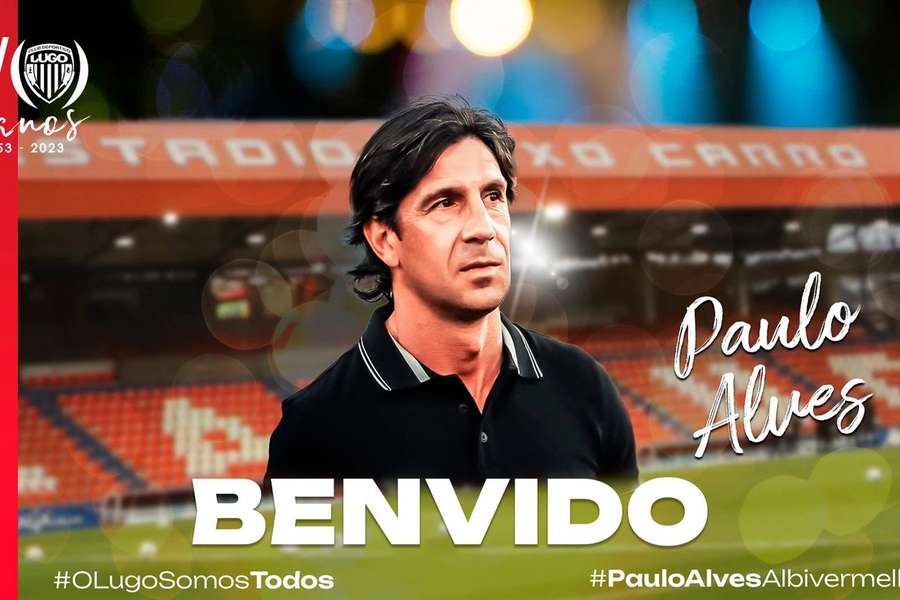 Paulo Alves é o novo treinador do Lugo