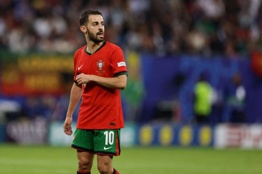 Bernardo Silva dans l'équipe du Portugal