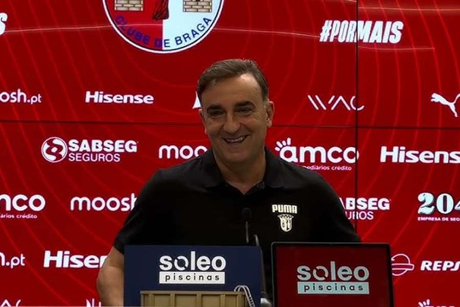 Carlos Carvalhal, treinador do SC Braga