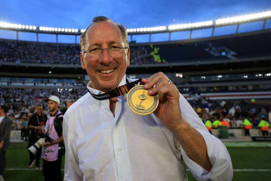 John Textor après la victoire en Libertadores.
