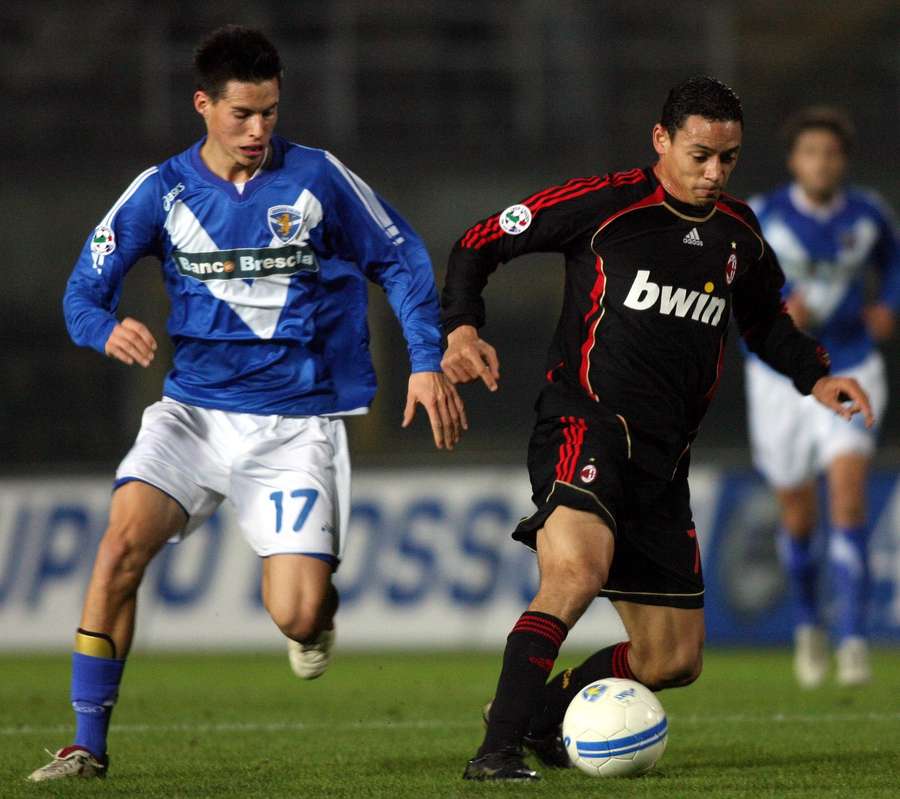 Marek Hamsik jugando para el Brescia en 2006