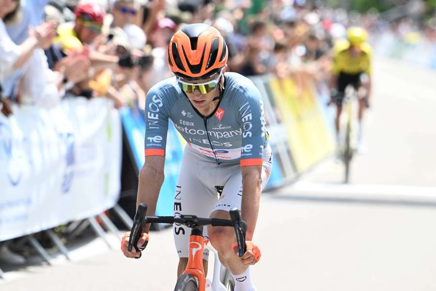 Oscar Onley bei der Tour Auvergne-Rhone-Alpes