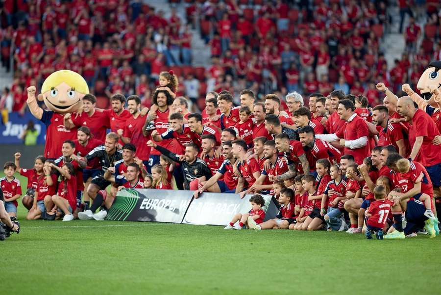 La UEFA admite la participación del CA Osasuna en la Conference League