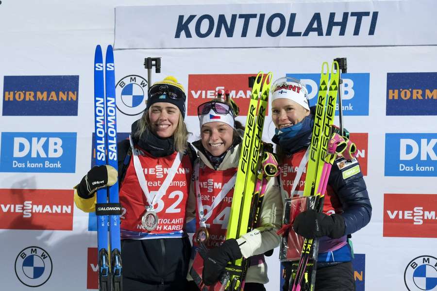 Davidová po triumfu neskrývala radost. Davidová po triumfu neskrývala radost.