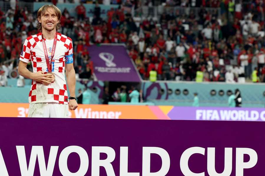 Modric foi essencial mais uma vez para a Croácia em sua quarta participação em Copas do Mundo