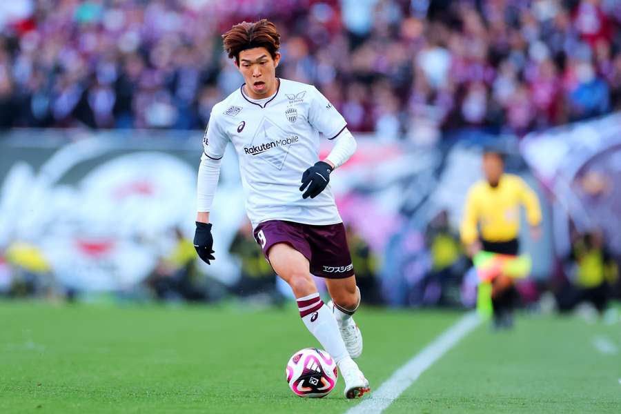 Taisei Miyashiro scoorde tweemaal voor Vissel Kobe