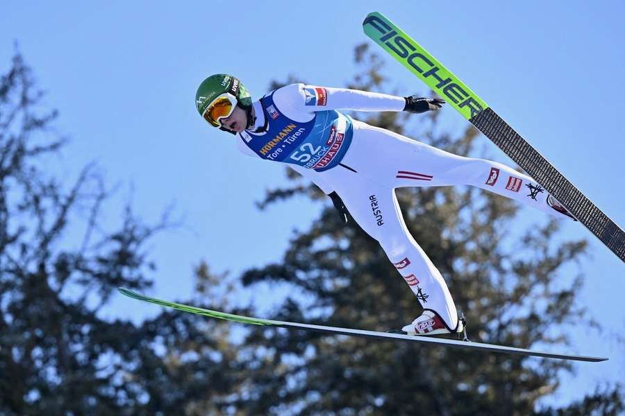Jonas Schuster bei der Vierschanzentournee 2026 Jonas Schuster bei der Vierschanzentournee 2026