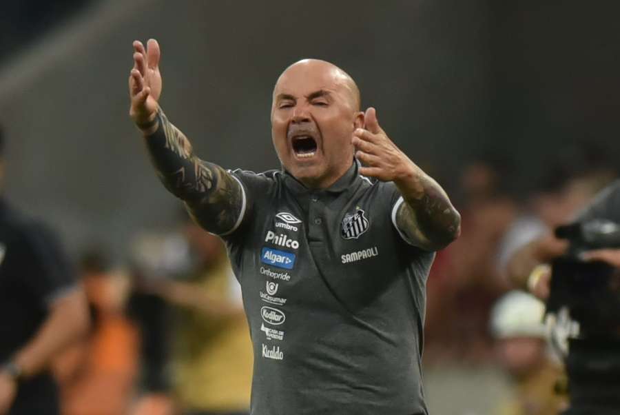 Sampaoli comandou o Santos em 2019