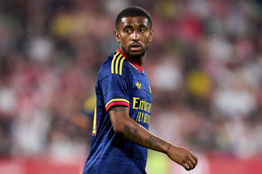 Reiss Nelson during Arsenal's preseason friendly against Girona