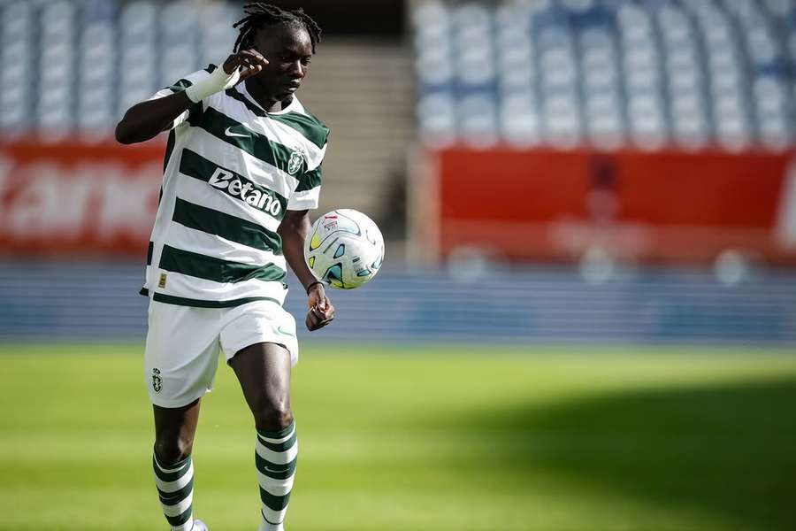 Souleymane Faye ao serviço do Sporting Souleymane Faye ao serviço do Sporting