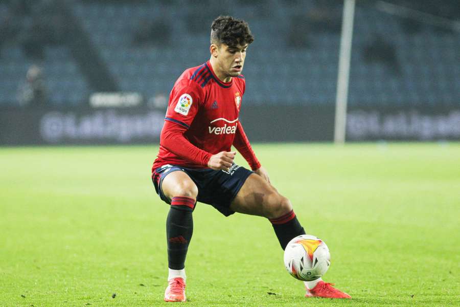 Iker Benito, el día de su debut.