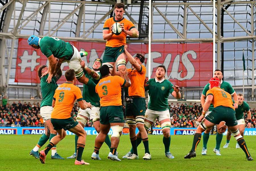 Australia in action against Ireland (2024)