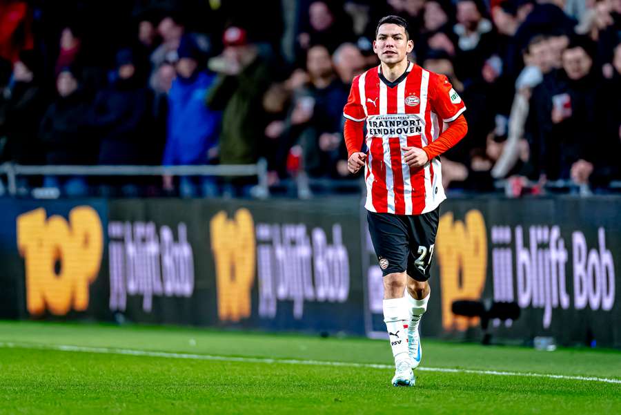Hirving ‘Chucky’ Lozano, cuando era jugador del PSV.