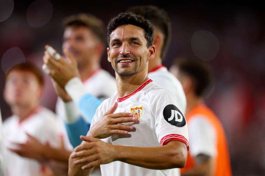 Jesús Navas, en el último derbi. Jesús Navas, en el último derbi.