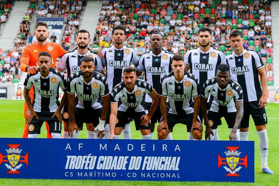 A equipa do Nacional
