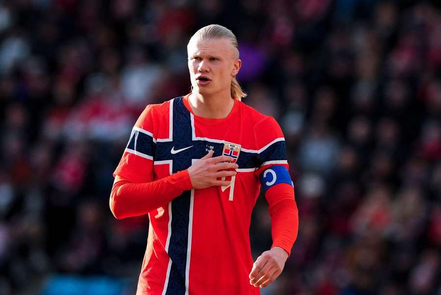 Manchester City's Erling Haaland is the talisman for Norway