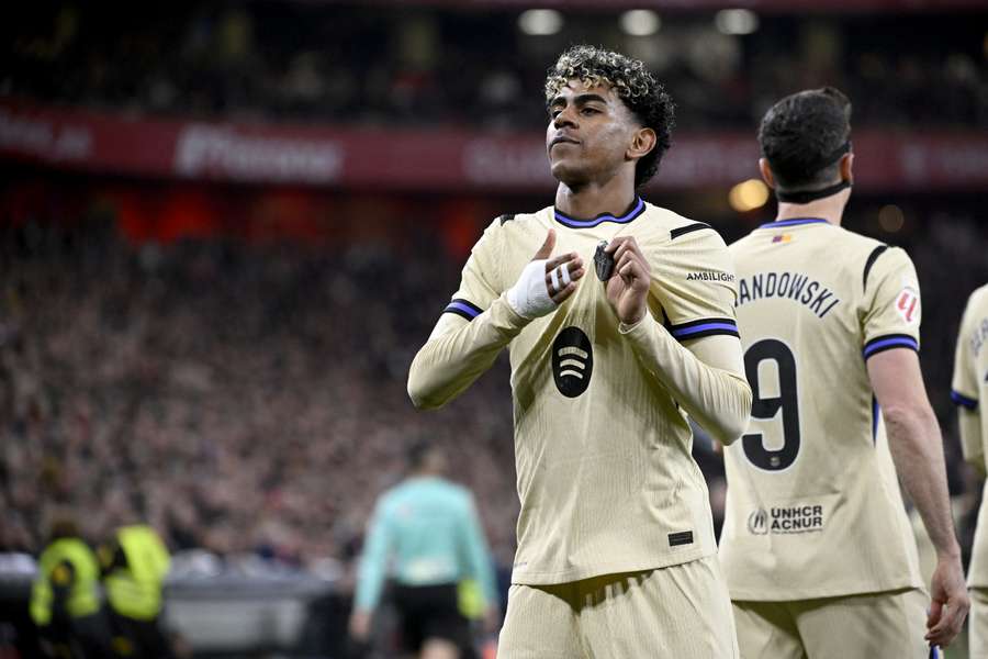 Lamine Yamal vystřelil Barceloně tři body.