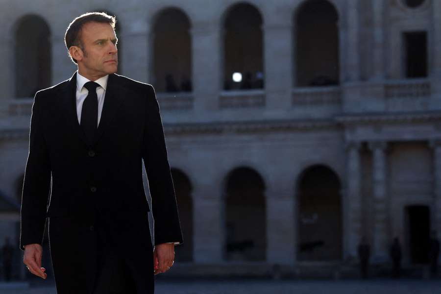 Macron has sent his encouragement to the people of France