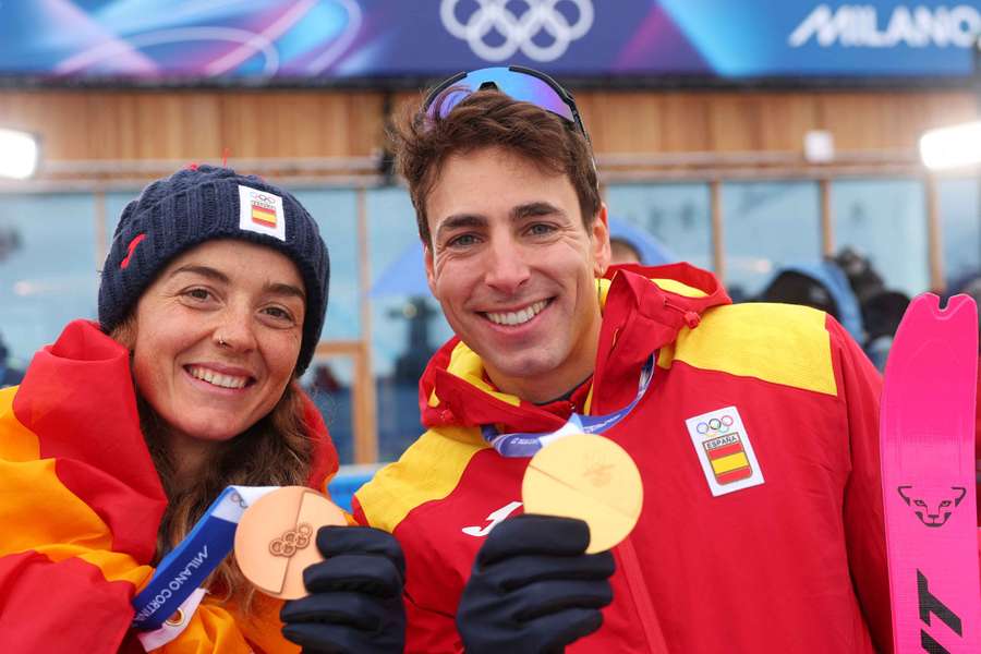 Ana Alonso y Oriol Cardona, orgullosos de sus medallas olìmpicas