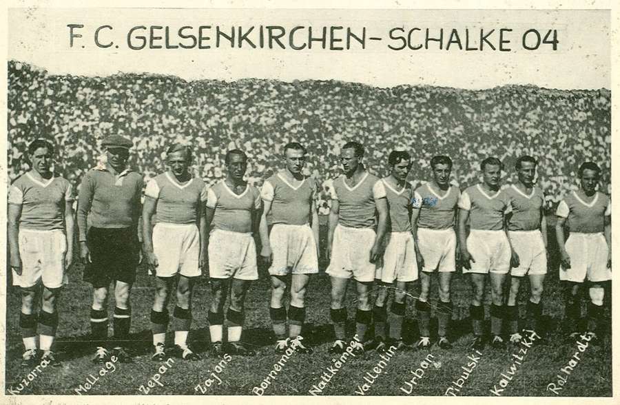 Schalke campeão alemão de 1934 Schalke campeão alemão de 1934