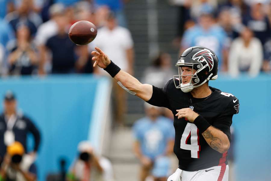 Taylor Heinicke start dit weekend voor de Atlanta Falcons