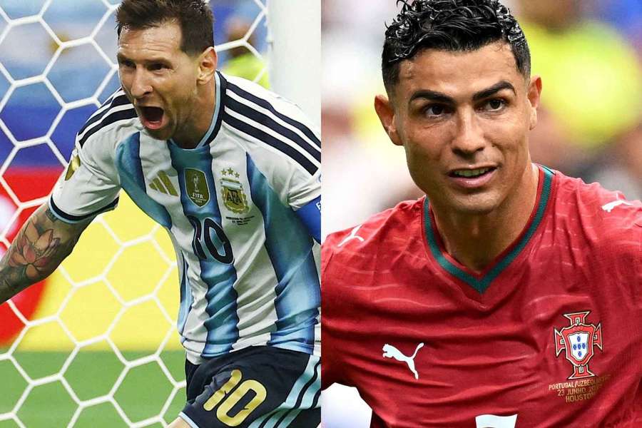 Messi y Cristiano Ronaldo Messi y Cristiano Ronaldo