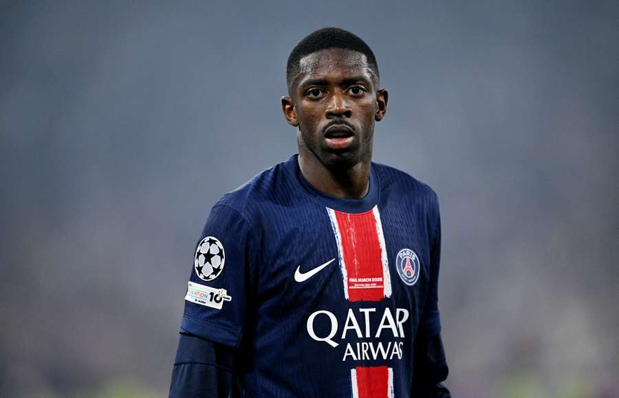 Ousmane Dembélé (París Saint-Germain) en la final de la Liga de Campeones 2025 contra el Inter de Milán Ousmane Dembélé (París Saint-Germain) en la final de la Liga de Campeones 2025 contra el Inter de Milán